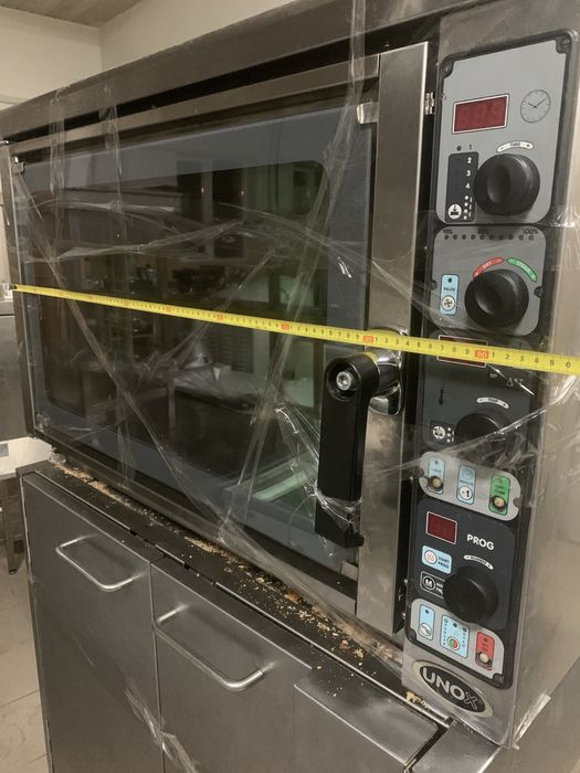 Пароконвектомат конвекційна  піч з ростойковою шафою  на 380В 10кВт