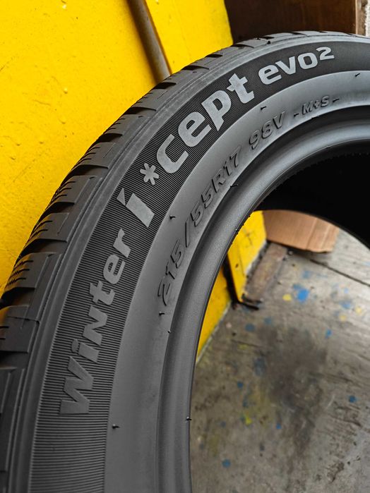 4шт Hankook Wіnter I*cept Evo2 R17 215 55 шини зимові