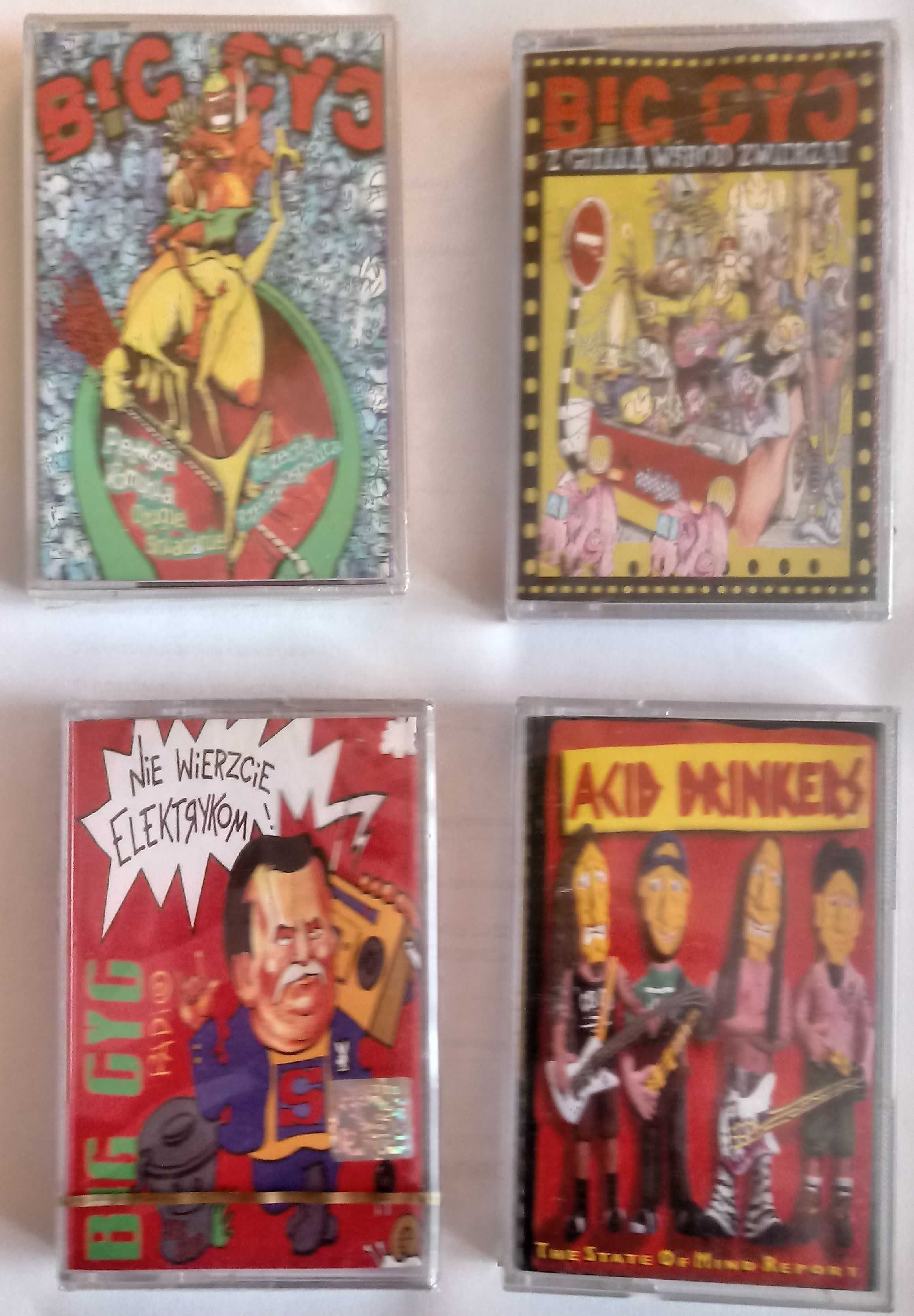 big cyc/acid drinkers/universe/de mono/budka suflera kasety