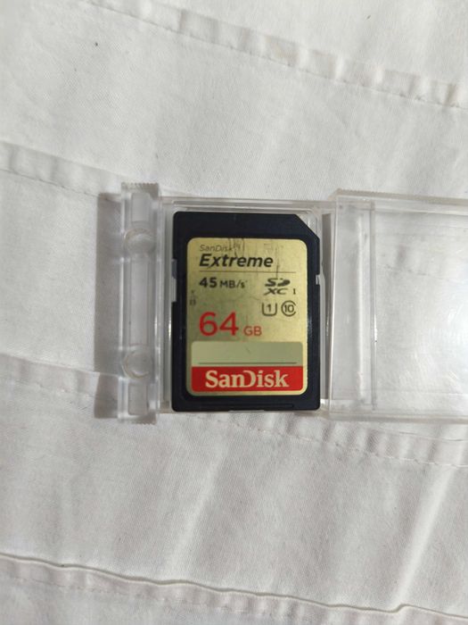 Cartão de memória sandisk extreme 64 gb