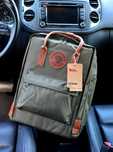 Сірий міський стильний рюкзак, сумка Fjallraven Kanken Classic
