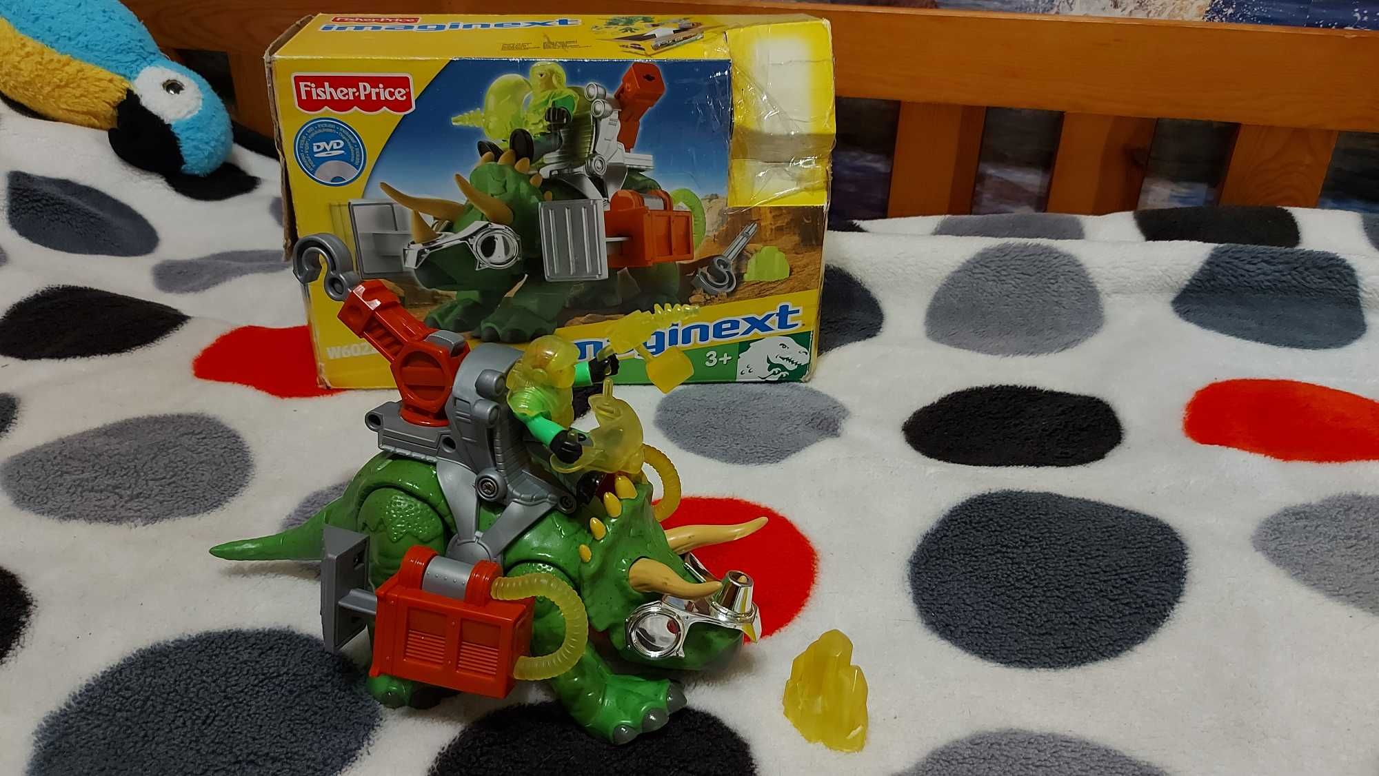 Imaginext w6022 Fisher-price dino triceratops db