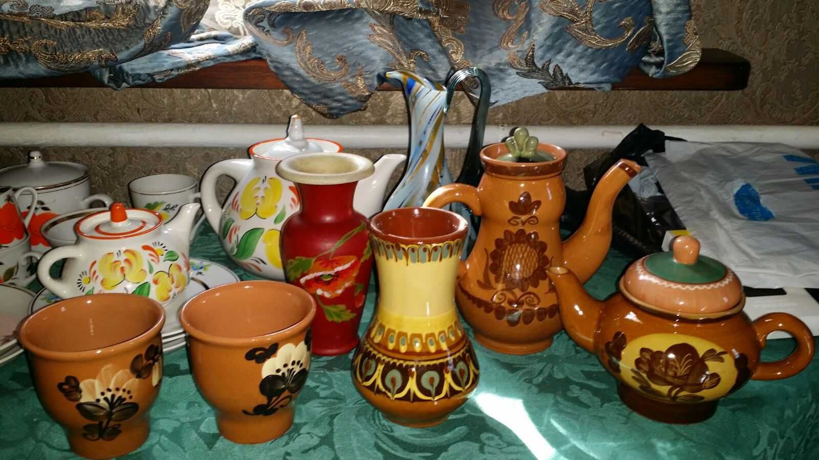 Бокалы,Фарфор,статуэтки,Хрусталь,посуда,майолика,Мальцев,СССР.ГДР.