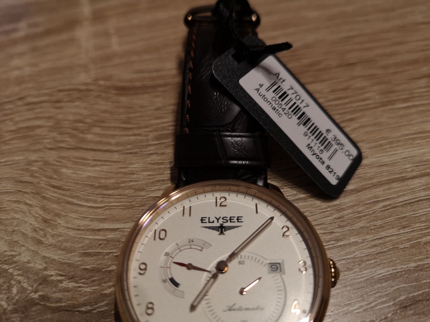 Zegarek Elysee Priamos 77017 złoty automatyczny
