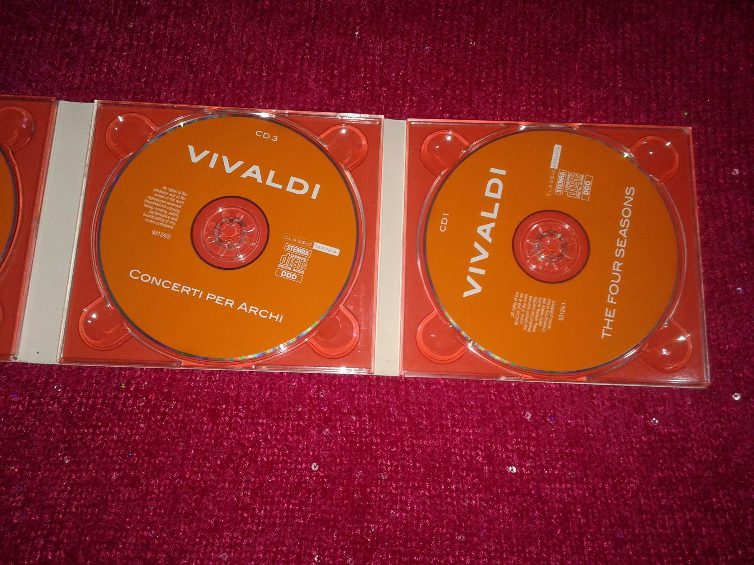 VIVALDI - the four seasons concertos płyta CD na 3 nośnikach