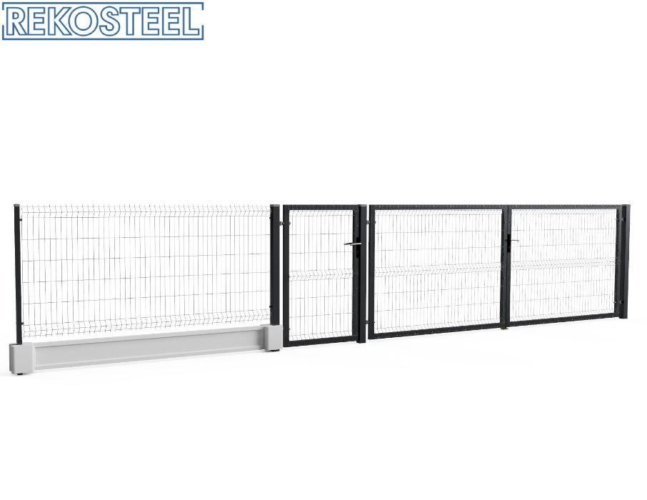 FURTKA PANELOWA 2d PROMOCJA ogrodzenia brama panel słupek montaż
