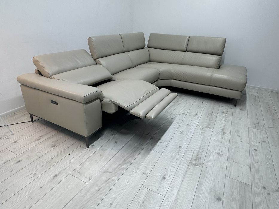 Шкіряний,електро реклайнер з Європи