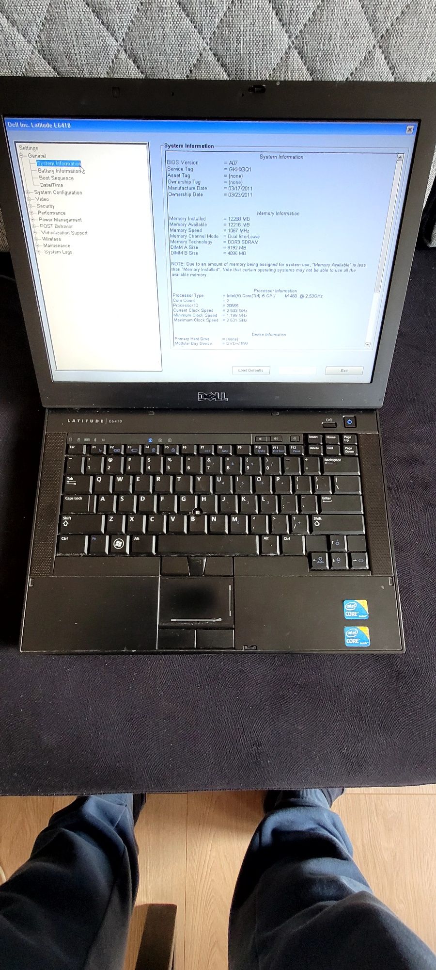 Dell E6410 i5 2.53GHz Uszkodzony