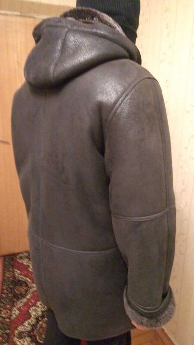 Дубленка НОВАЯ натуральна XXL бренд "R&B Leather" премиум качества.