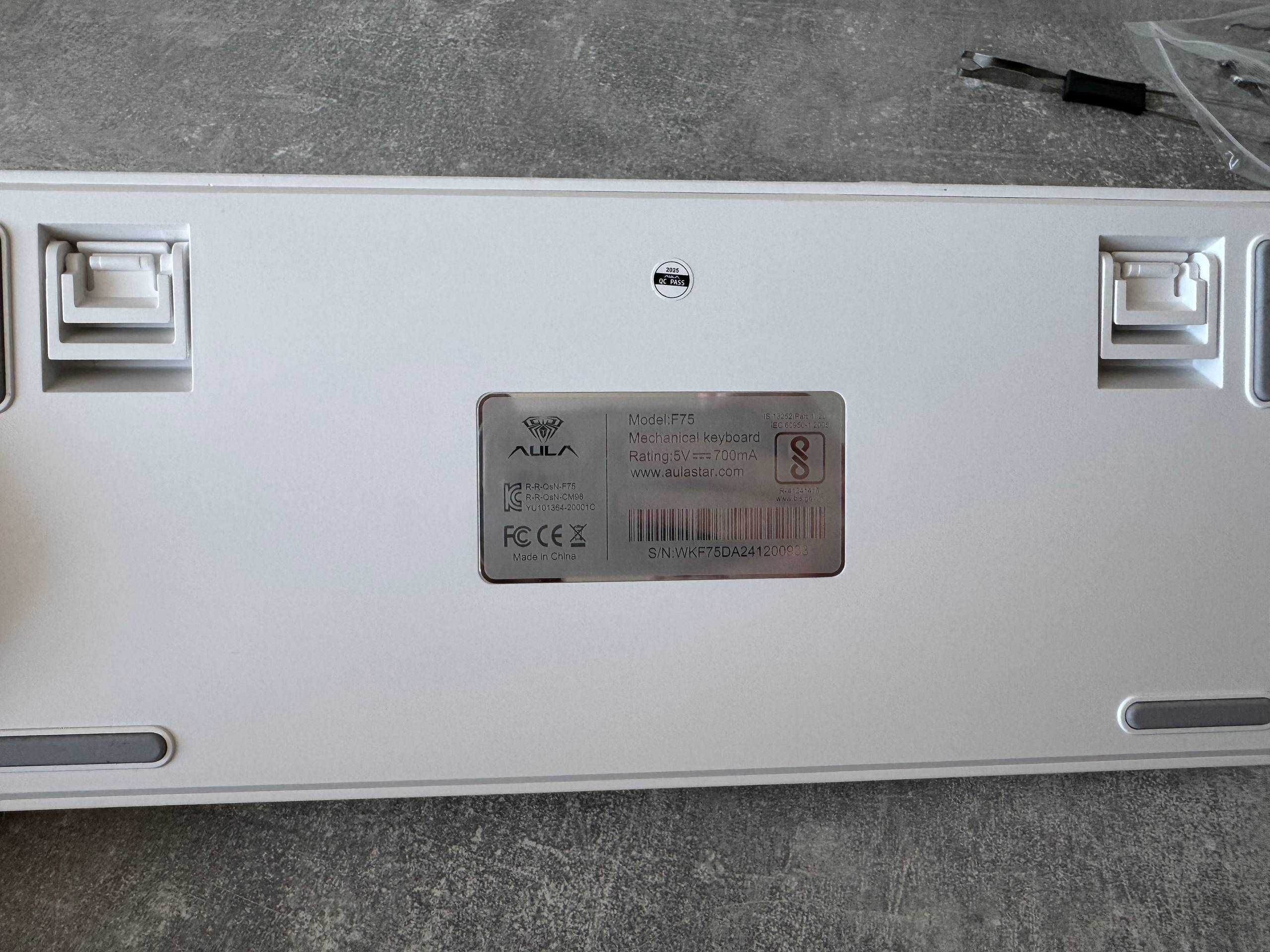 Клавиатура AULA F75 2.4G Wireless/Bluetooth/Wired Gaming Mechanical
