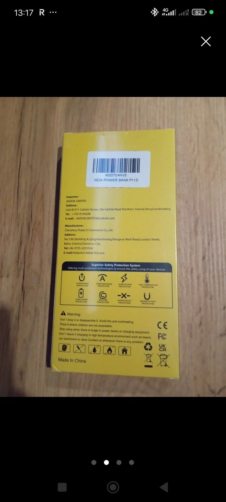 Power Bank 20 000 mAh *NOVA*