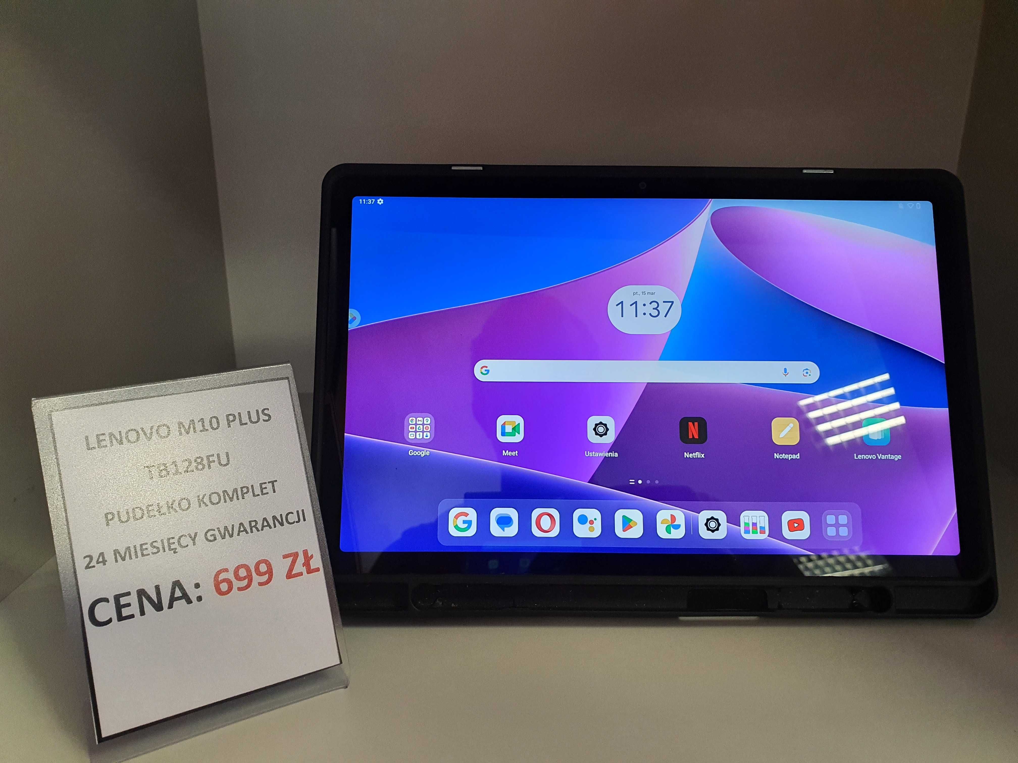 Tablet lenovo M10 PLUS 3rd gen + obudowa