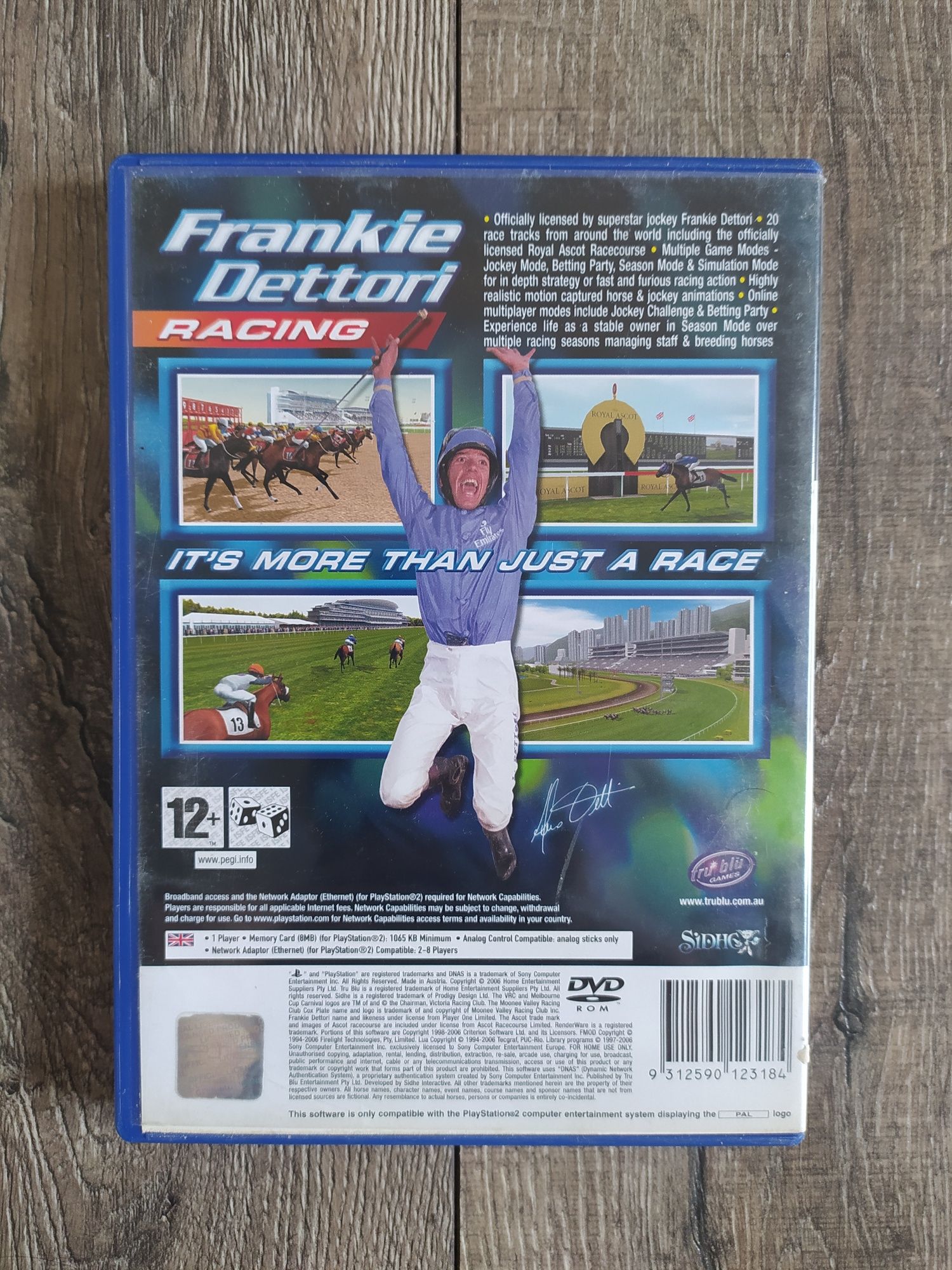 Gra PS2 Frankie Dettori Racing Wysyłka