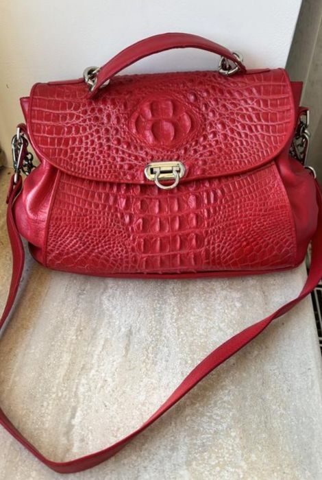 Сумка сумочка кожа кожаная крокодил