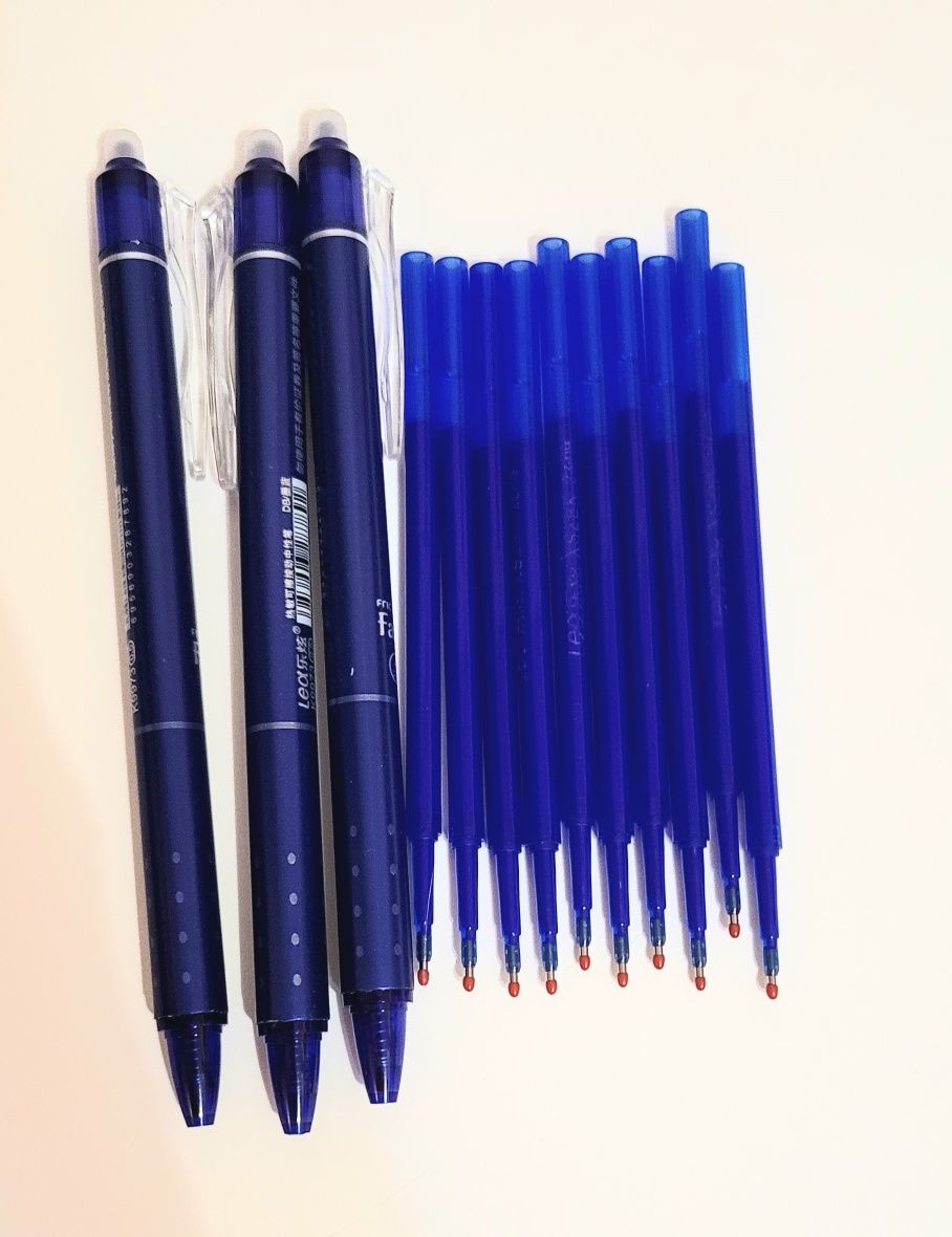 3 Ручки-автомат пиши стирай+ 10 стержні