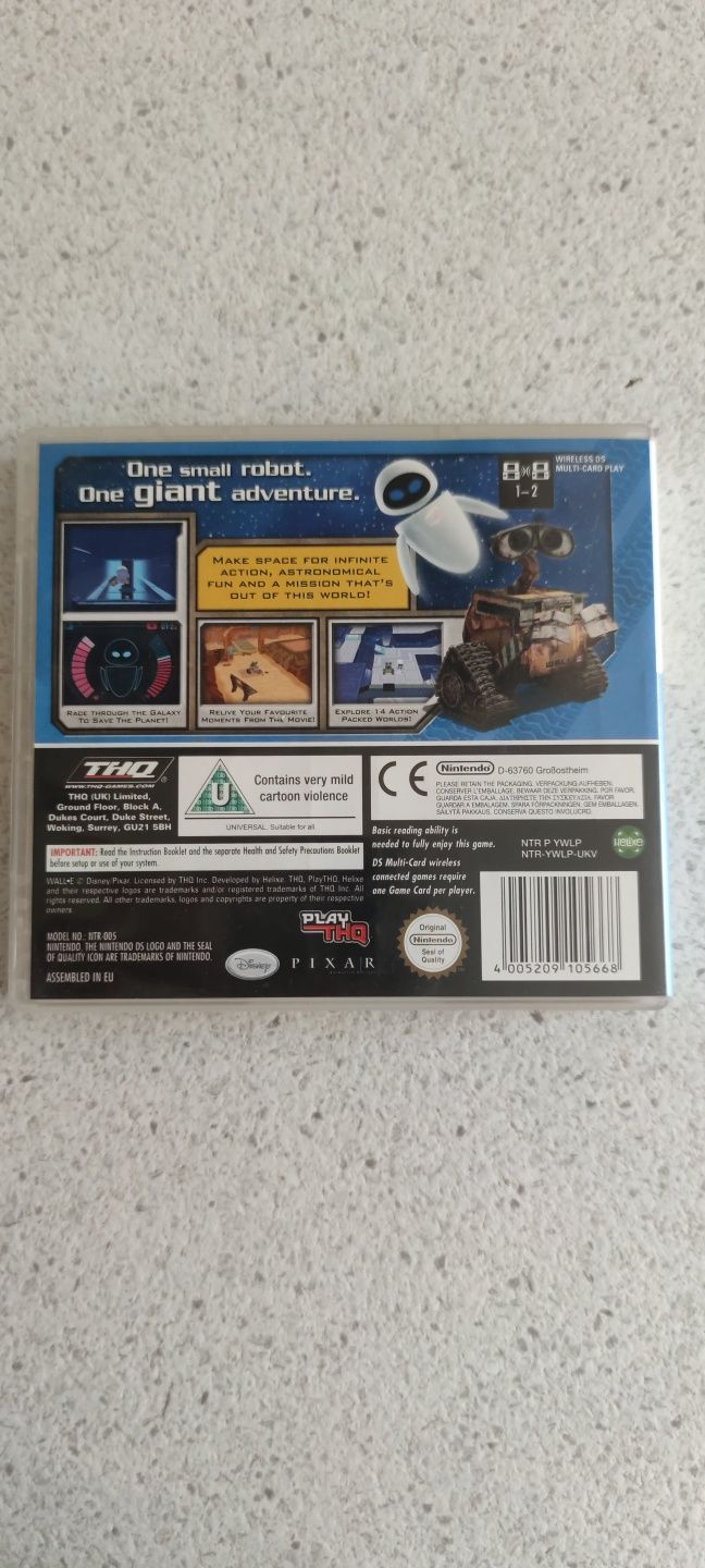 Gra - game - Nintendo DS - Disney - WALL-E - gra dla dzieci