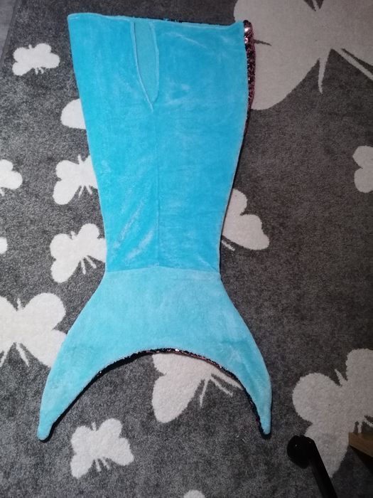 Syreni ogon polarowy kocyk