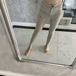 Spodnie zara nowe  s m leginsy legginsy krata kratka bezowe kremowe