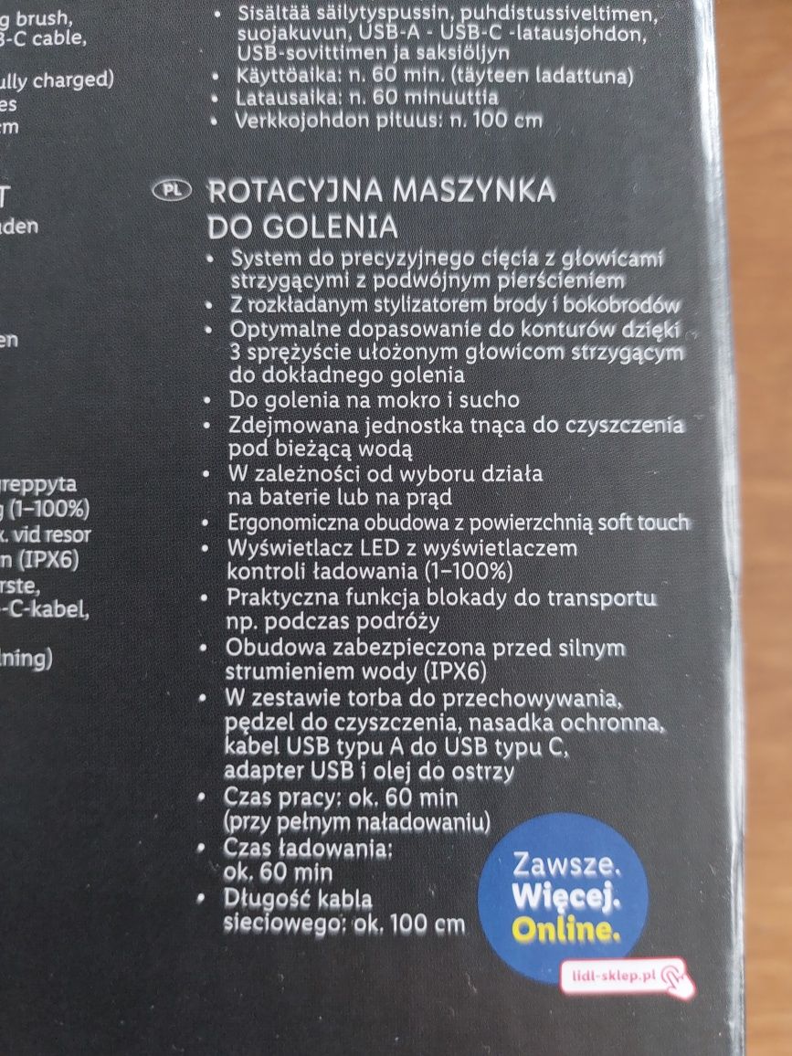 maszynka rotacyjna