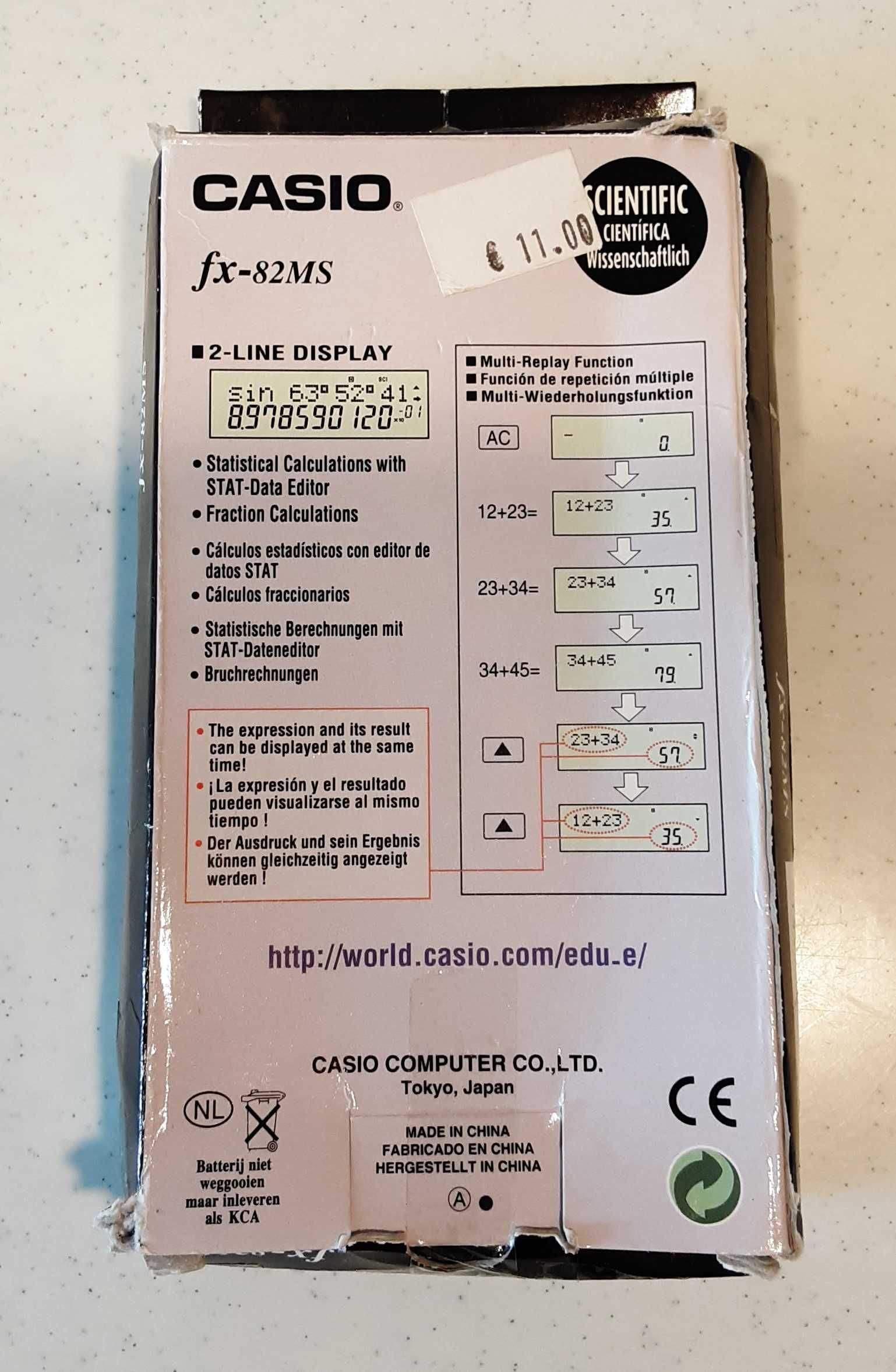 Calculadora Científica Casio fx-82MS