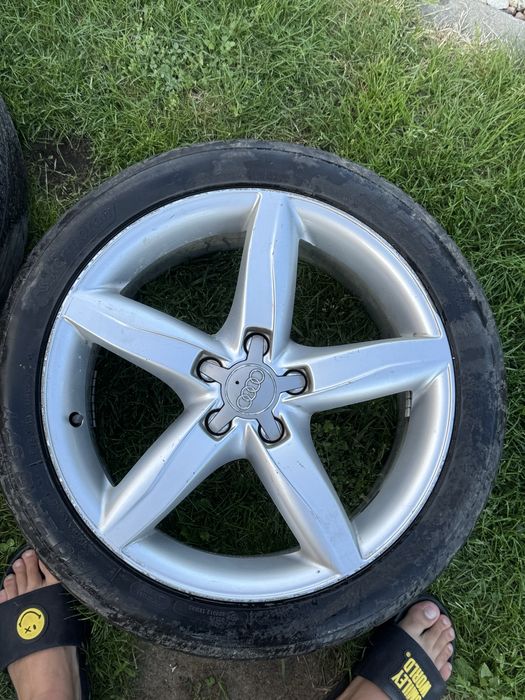 Felgi 5x112 + opony letnie r18