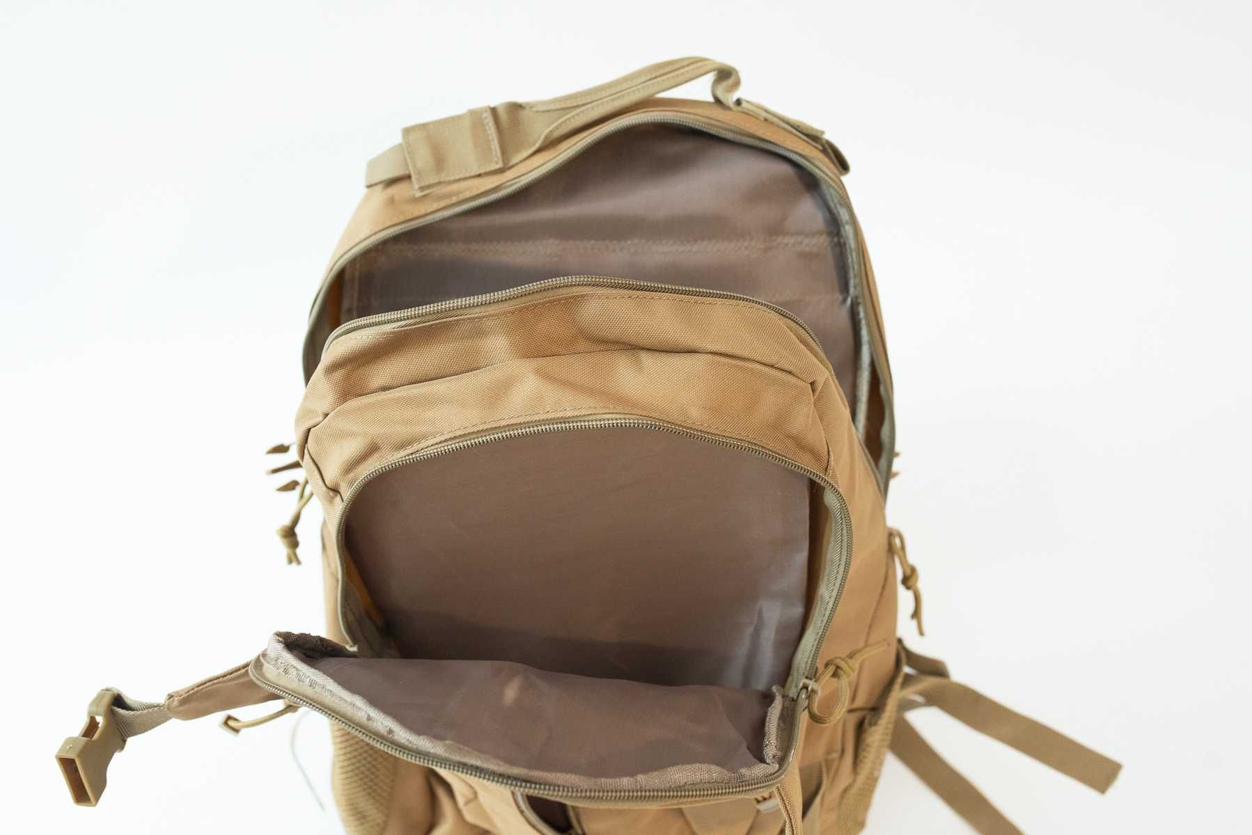 Plecak taktyczny 30L khaki – wojskowy, szkolny, podróżny