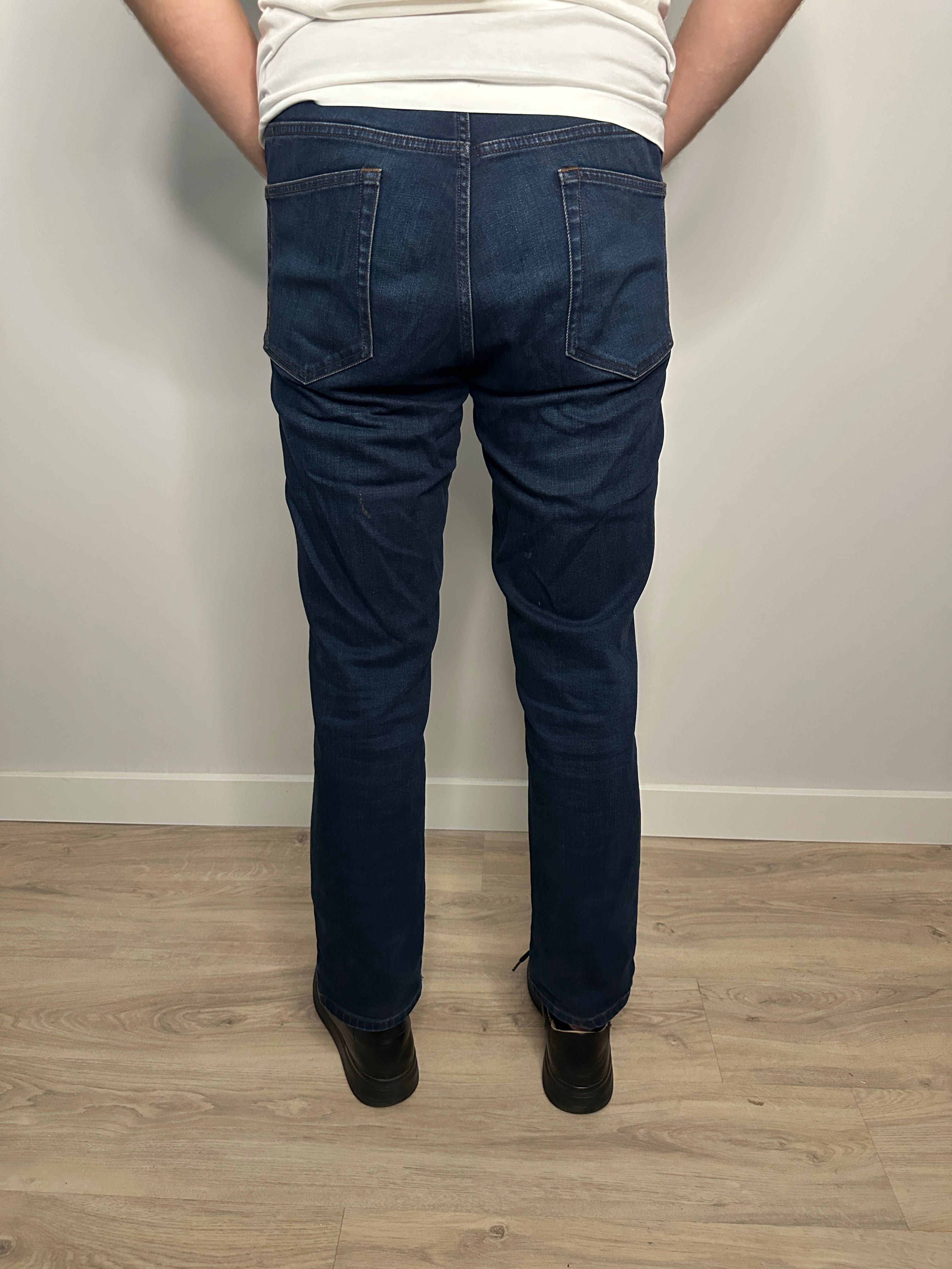 Jeansy Massimo Dutti – Relaxed Fit – Rozmiar 38 – Granatowe