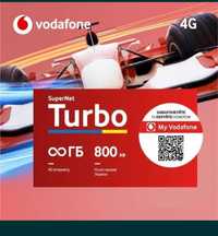 Сім карта Vodafon з тарифом Turbo