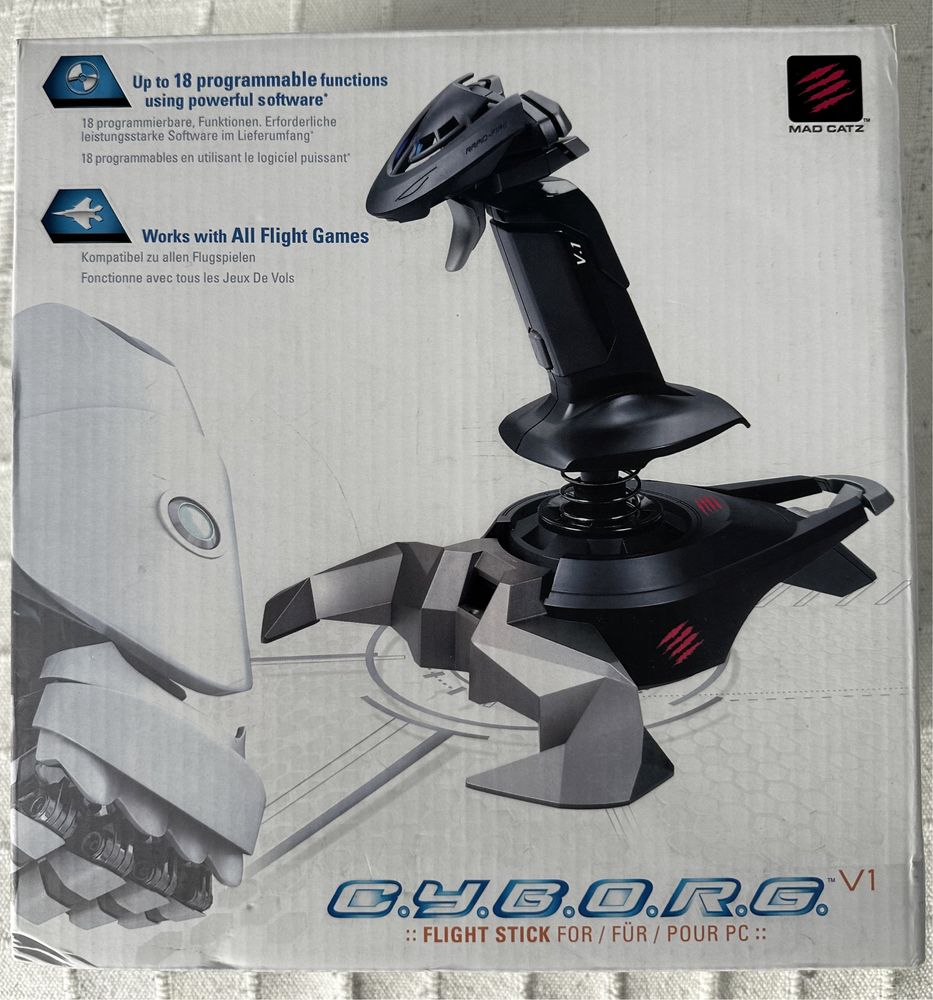 Flight Stick comando para jogos de voo.