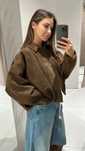 Куртка бомбер під замш Zara new
