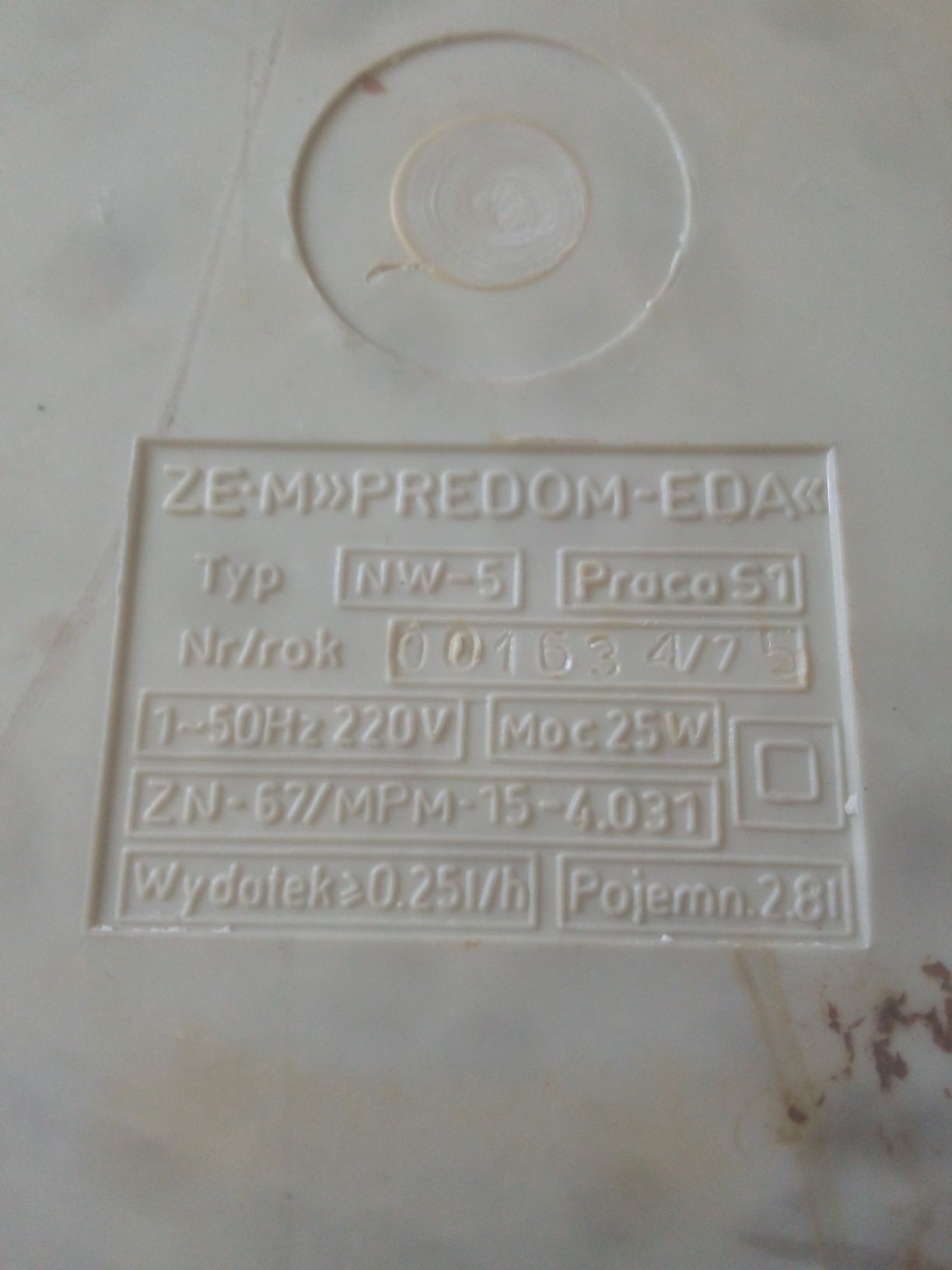 Oczyszczacz powietrza  Predom era lata 70