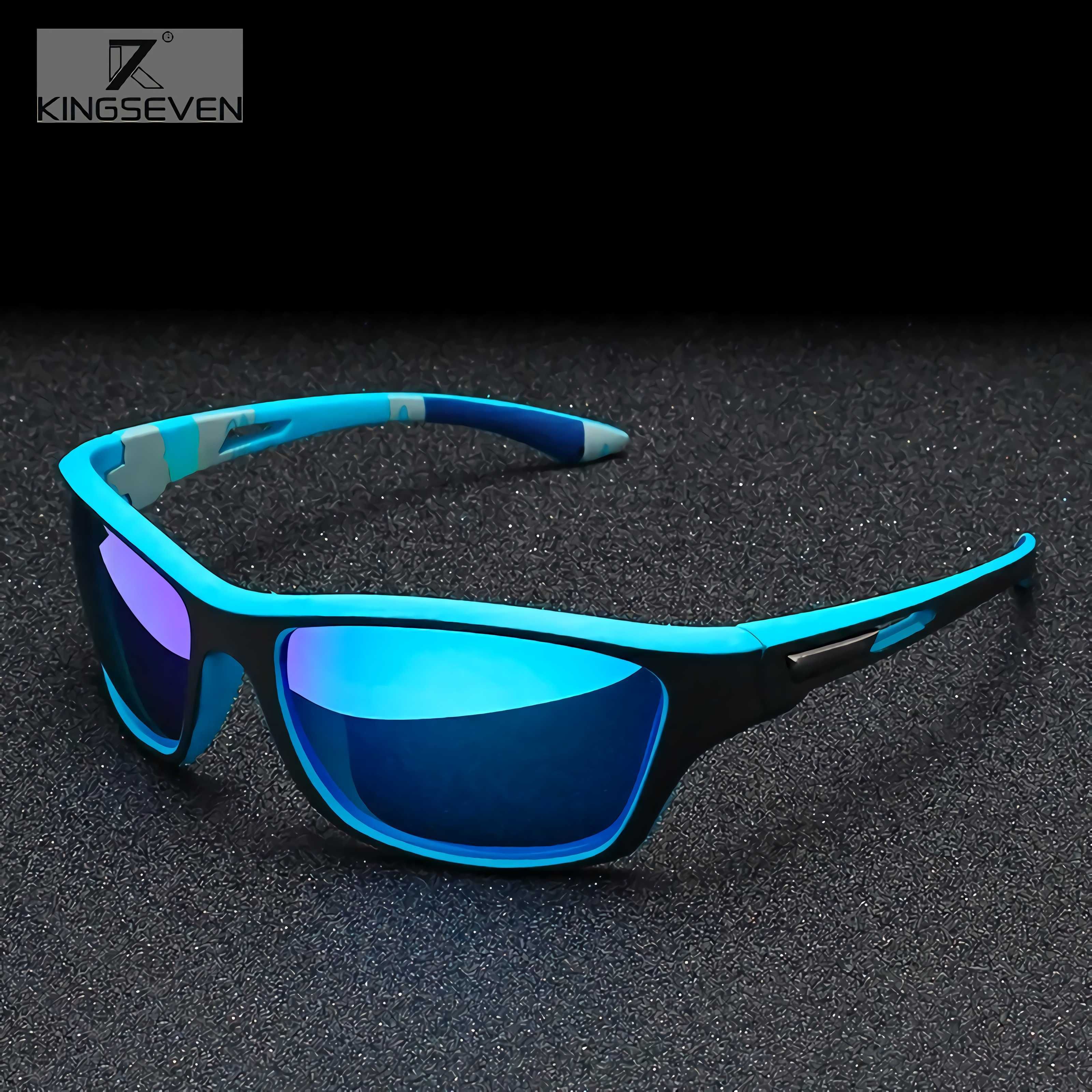 OKULARY PRZECIWSŁONECZNE. Polaryzacyjne HD. Sportowe. Black / Blue