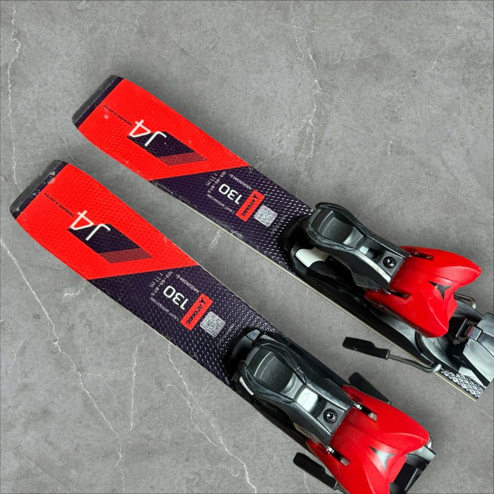 Narty junior 130 Atomic J4 redster czerwone
