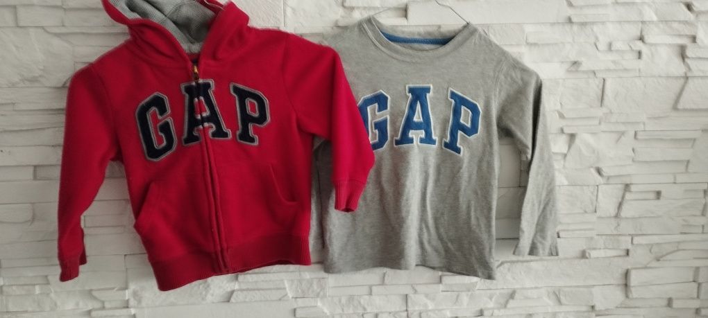 Gap bluza rozpinana+bluzka 3-4lata