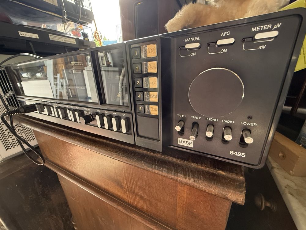 Amplituner Basf 8425 HiFi plus technics dodatki plus kolumny