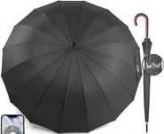 Royal Walk parasol składany, z pokrowcem CZARNY 54" 120CM