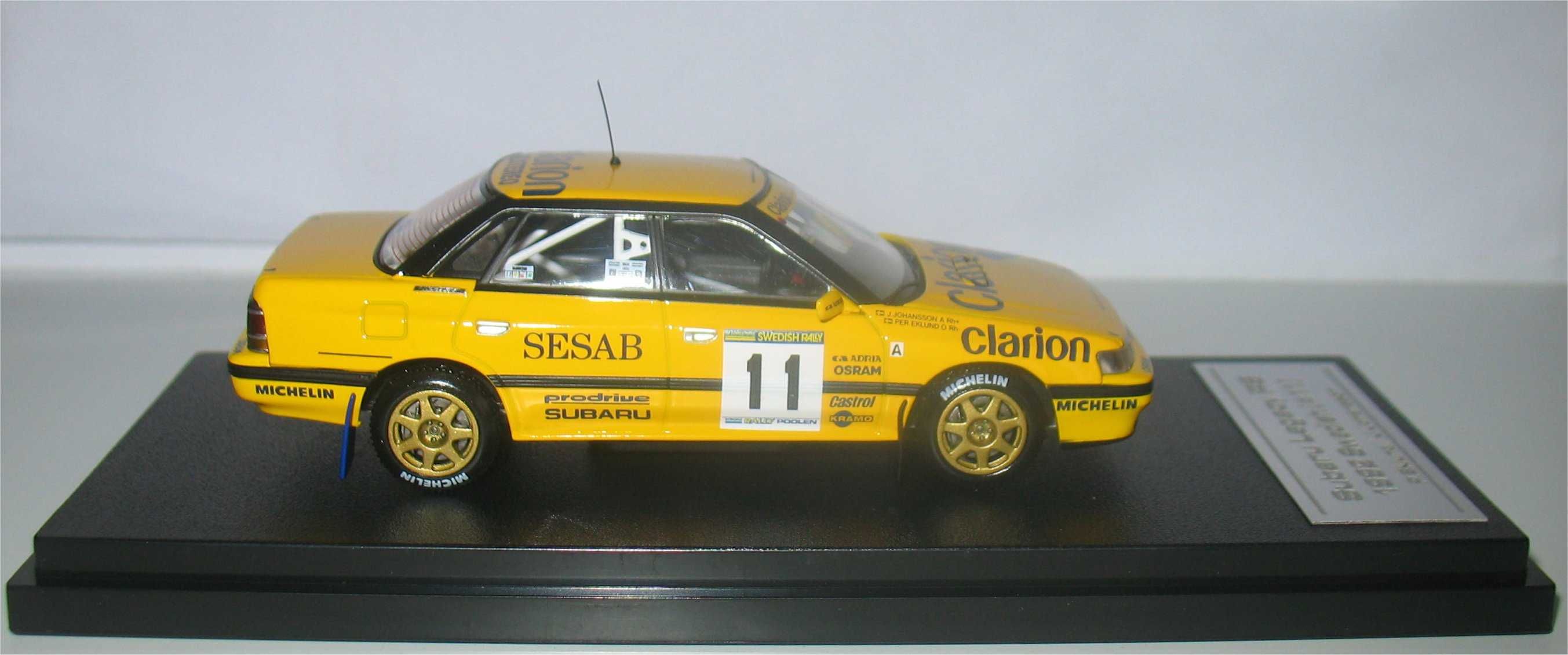 HPI -Subaru Legacy RS CAMEL - 6º Rally Suécia 1992 - Eklund