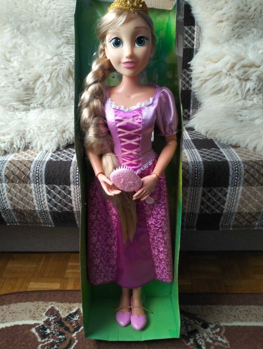 Lalka Disney Rapunzel Roszpunka duża 80cm