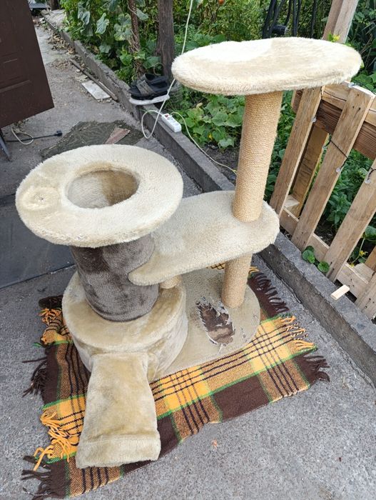 Кото будинок,лежанка дряпалка для кігтів