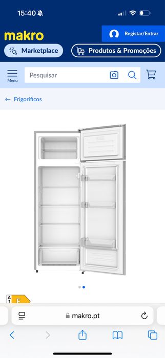 Frigorifico 2 portas, JOCEL, JF239I