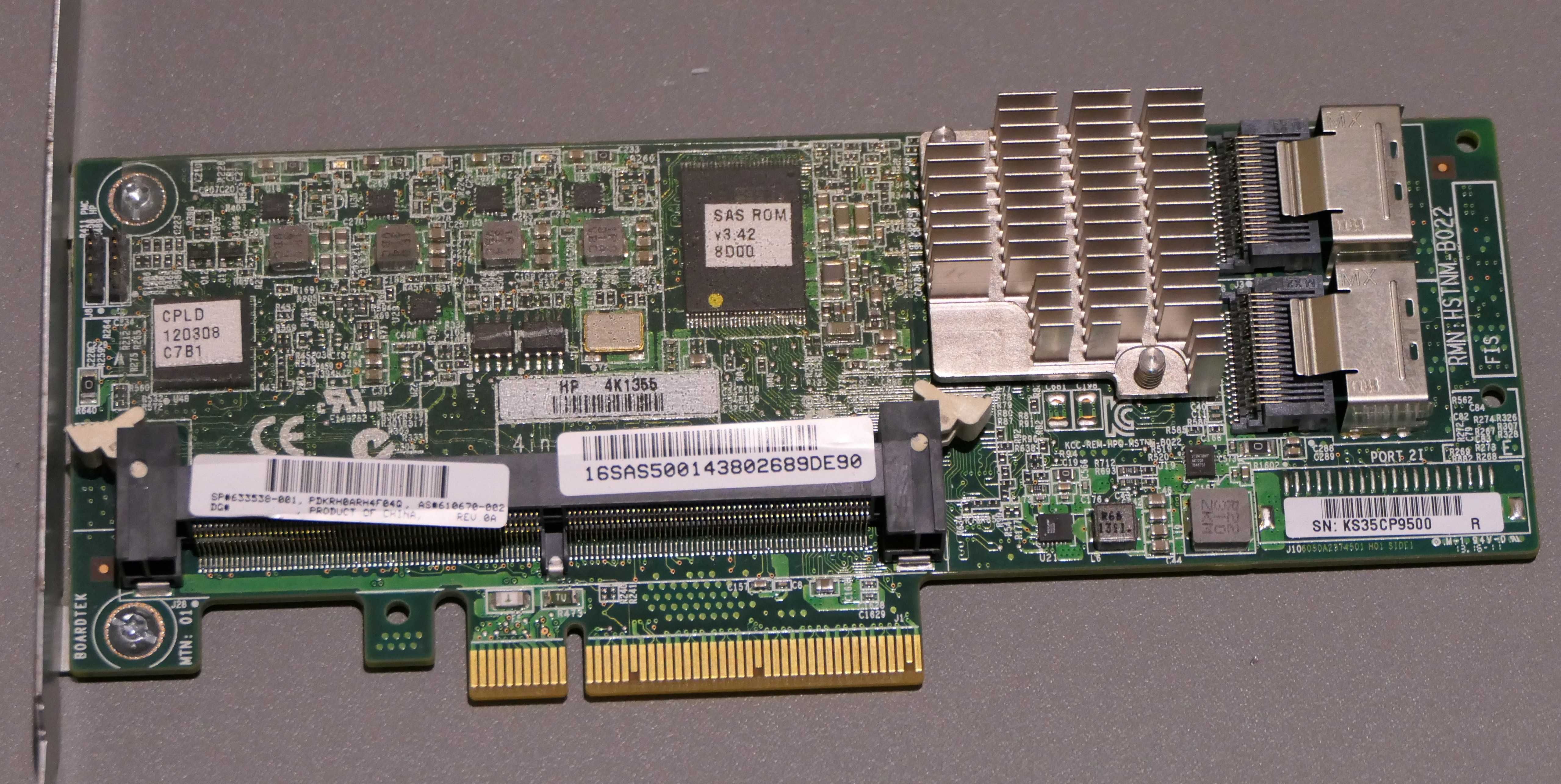HPE Smart Array P420/1GB c/ FBWC incluído