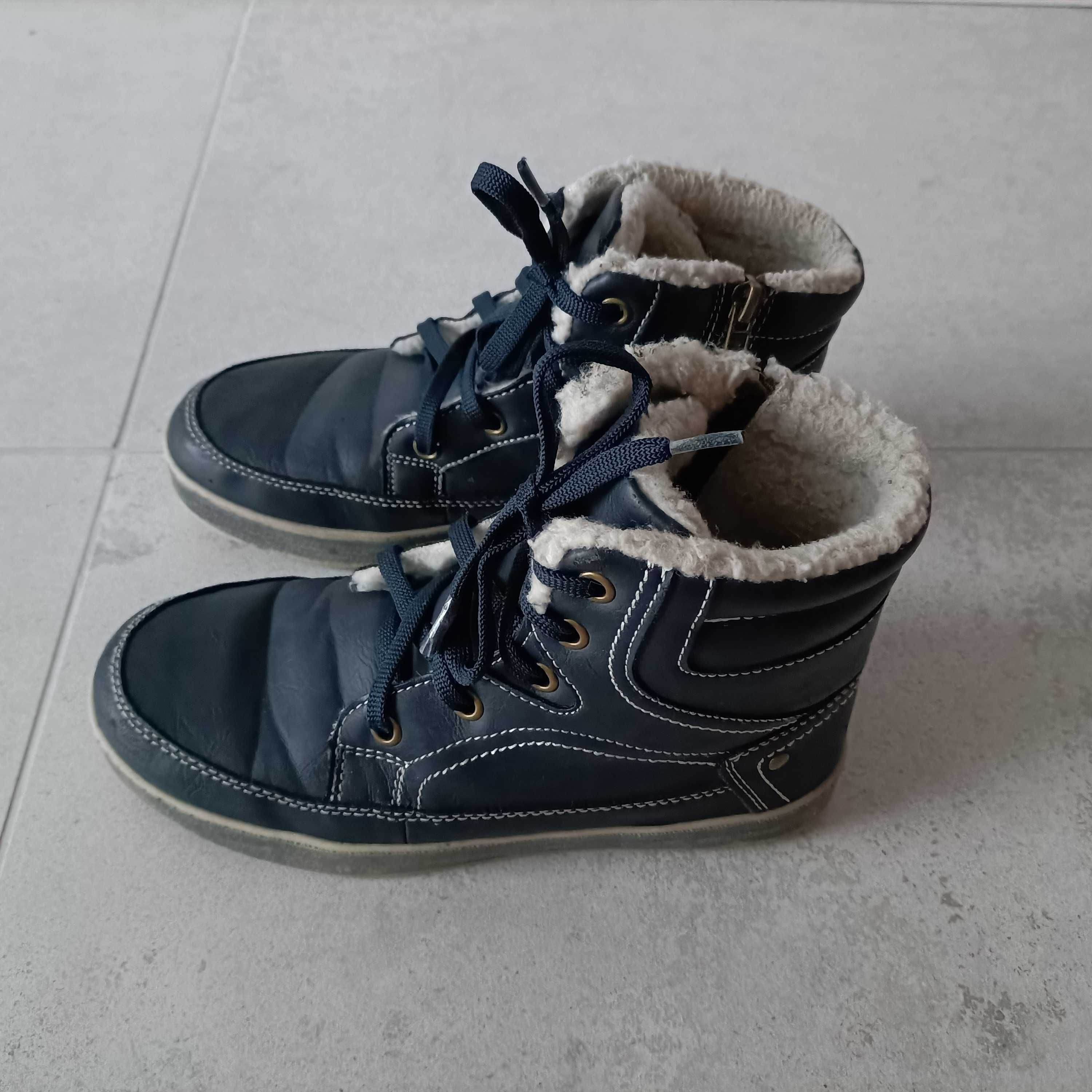 F&F dziecięce wysokie buty jesienno-zimowe – rozmiar 34 – 22 cm