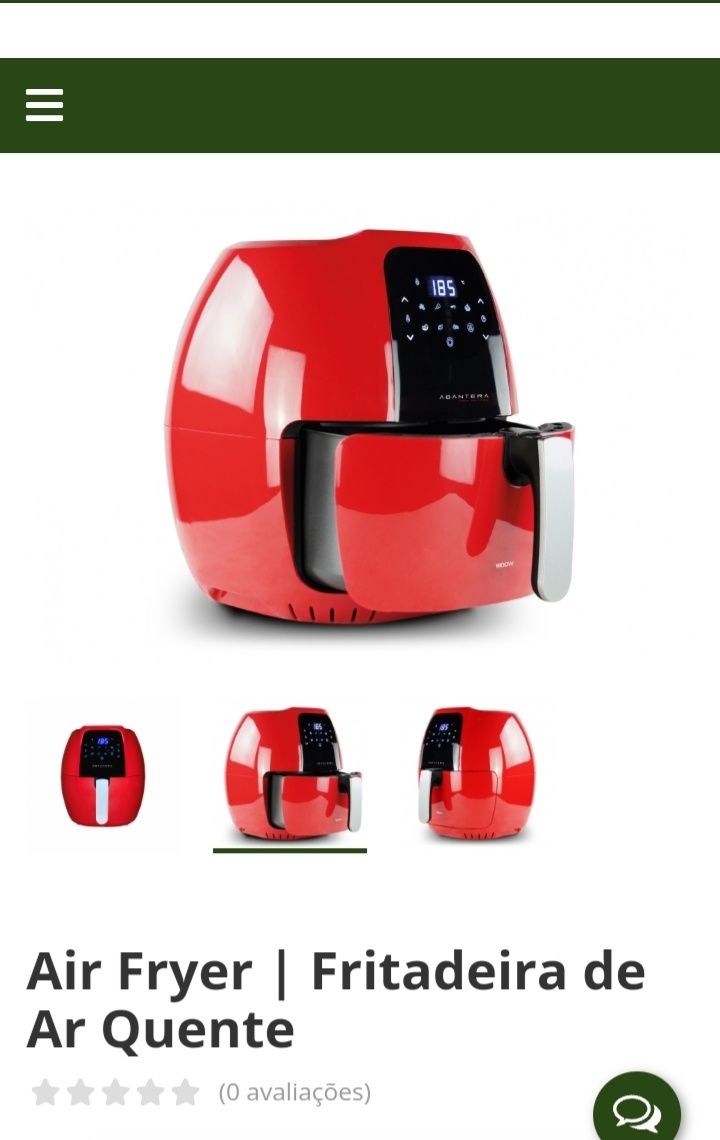 Air Fryer/ Fritadeira de Ar Quente ABANTERA NOVA