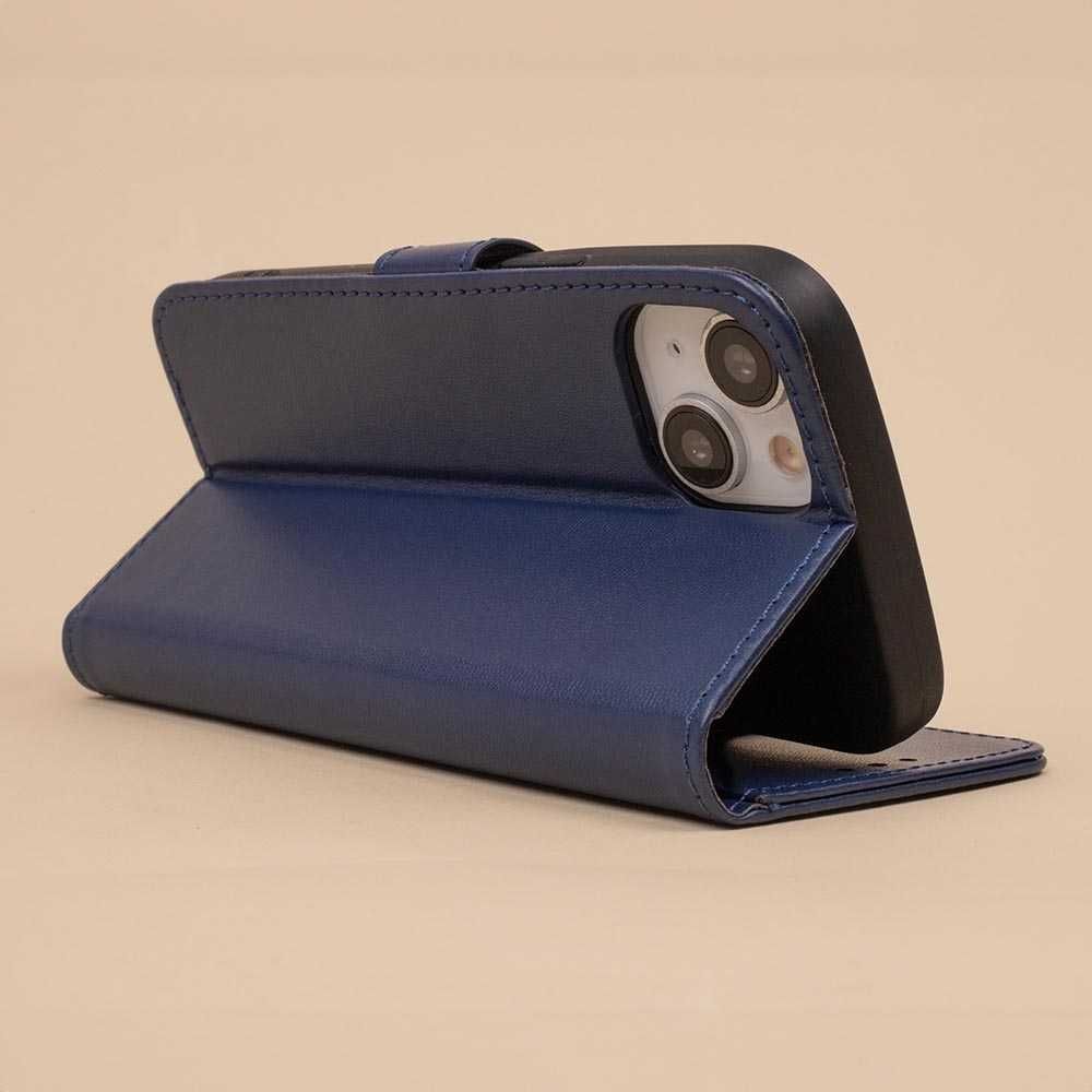 Etui z klapką do Xiaomi Redmi 9A, 9AT, 9i kolor: granatowy