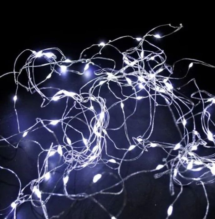 Гірлянда,10 метрів 3 режима горіння. на БАТАРЕЙКАХ.10ти метро