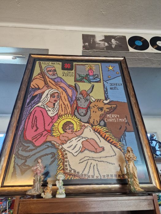 Quadro tapete presépio