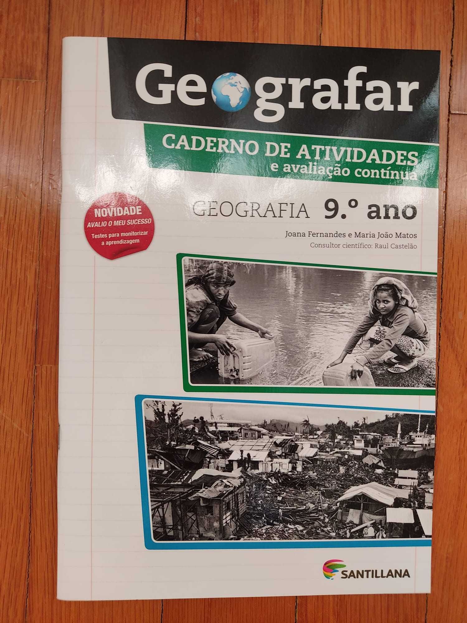 "Geografar" 9º ano Caderno de atividades Ed. Santillana (Novo)