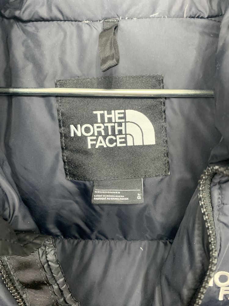 Чоловічий пуховик курта чорна  The northe face nupste 1996 M-L