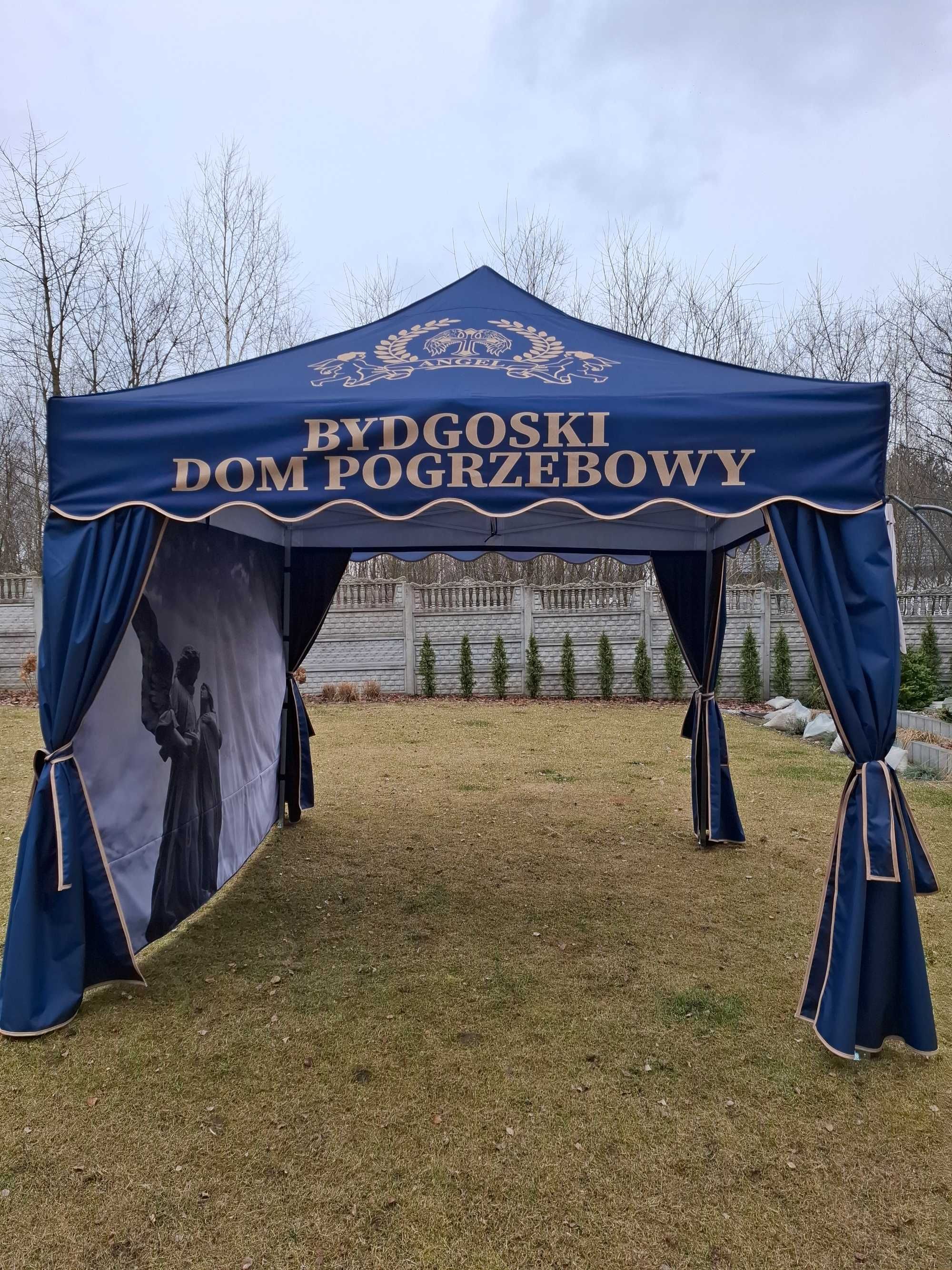 Namiot pogrzebowy 3 x 4,5 (stal) namiot żałobny