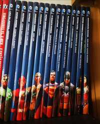 Coleção 15 livros de capa dura "Liga da Justiça" - DC Comics